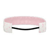 かわいらし花びらストライプ アスレチックヘッドバンド (裏面)