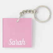 かわいらし花びらストライプ キーホルダー (裏面)