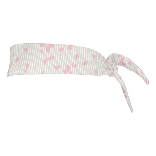 かわいらし花びらストライプ タイヘッドバンド (回転90)