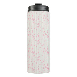 かわいらし花びらストライプ タンブラー