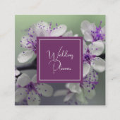 かわいらし花ズスクエアビジネスカード スクエア名刺 (正面)