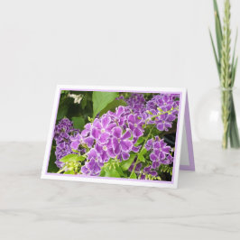 かわいらし花パーソナライズされたハッピーバースデー カード