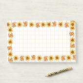 かわいらし花モダン柄 ポストイット (デスク)