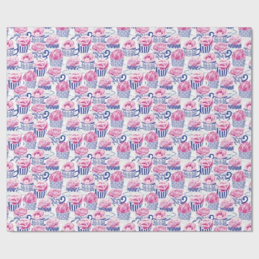 かわいらし茶 ラッピングペーパー (フラット)