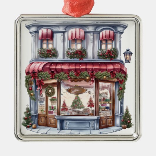 かわいらし華美クリスマス店 メタルオーナメント (正面)