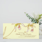 かわいらし蘭結婚の発表証 招待状 (スタンド正面)