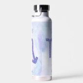 かわいらし蠍座星占いサインパーソナライズされた紫 ウォーターボトル (右面)