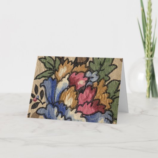 かわいらし詳細のアンティーク サンキューカード (正面)