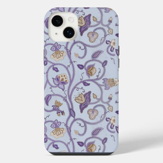 かわいらし豆パターン（の模様が）ある iPhoneケース (裏面)