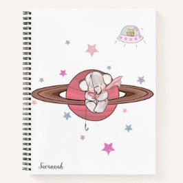 かわいらし象の惑星名 ノートブック