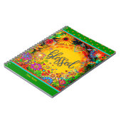 かわいらし賛美フローラ ノートブック (左側)