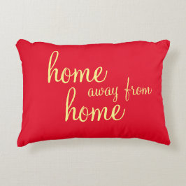かわいらし赤い「家遠くにから帰る」アクセント枕 アクセントクッション