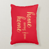 かわいらし赤い「家遠くにから帰る」アクセント枕 アクセントクッション (正面(垂直))