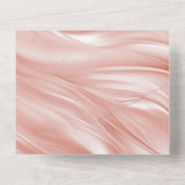 かわいらし赤面ピンクグラマエレガントルスワール オールインワン招待状 (裏面)