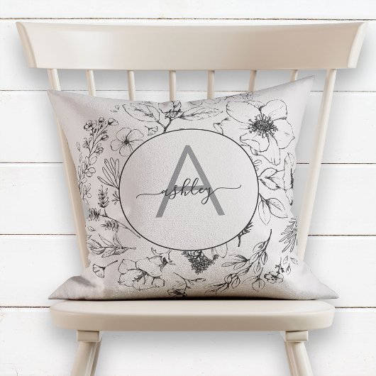 かわいらし赤面ピンクフローラ植物単図 クッション