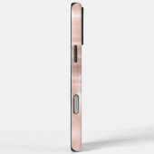 かわいらし赤面ピンク白抽象芸術ストライプ Case-Mate iPhoneケース (裏面 / 右)