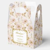 かわいらし赤面金ゴールド結婚式の引き出物ボエレガントックス フェイバーボックス (オープン)