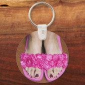 かわいらし足 キーホルダー (正面)