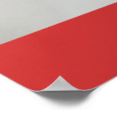 かわいらし足&レッドポーランドトゥーズ ポスター (角)