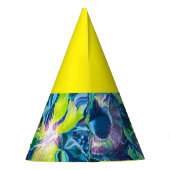 かわいらし野カラフル花パーティー帽子 パーティーハット (裏面)