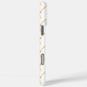 かわいらし金ゴールド弓パターン Case-Mate iPhoneケース (裏面 / 右)