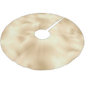 かわいらし金ゴールド ブラッシュドポリエステルツリースカート (アングル)