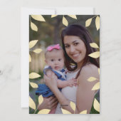 かわいらし離れフェイク金ゴールド写真 シーズンカード (裏面)