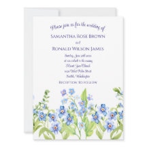 かわいらし青忘れい私は水の色結婚の