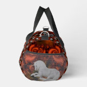 かわいらし馬パーソナライズされた ダッフルバッグ (右)