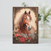 かわいらし馬 サンキューカード (スタンド正面)