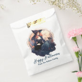 かわいらし魔女と可愛い黒猫ハッピーハローウィン フェイバーバッグ (封をした状態)