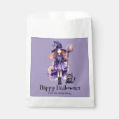 かわいらし魔女と黒猫ハッピーハローウィン フェイバーバッグ (正面)