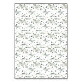 かわいらし鳥と丘の結婚あなた感謝していテーブルカード テーブルナンバー (裏面)