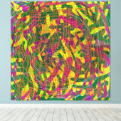 かわいらし鳥 キャンバスプリント (インサイチュ (ウッドフロア))