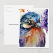 かわいらし鳥 シーズンポストカード (正面/裏面)