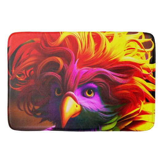 かわいらし鳥 バスマット (正面)