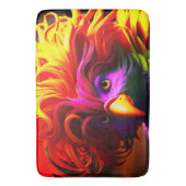 かわいらし鳥 バスマット (正面縦)