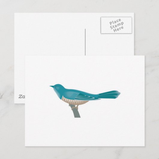 かわいらし鳥 ポストカード (正面/裏面)