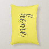 かわいらし黄色のホームピロー アクセントクッション (正面(垂直))
