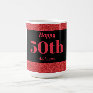 かわいらし50スタイリッシュ歳の誕生日マグギフト コーヒーマグカップ