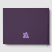 かわいらし ゲストブック (裏面)