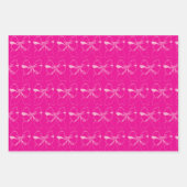 かわいらし&コケカラフルットパステル&ホットピンクボウズ ラッピングペーパーシート (正面3)