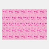 かわいらし&コケカラフルットパステル&ホットピンクボウズ ラッピングペーパーシート (正面2)