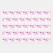 かわいらし&コケカラフルットパステル&ホットピンクボウズ ラッピングペーパーシート (正面)