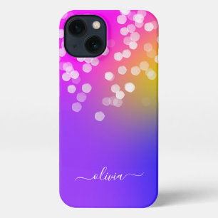 かわいらし《写真》ぼけ味カラフル勾配 iPhone 13ケース