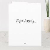 かわいらし《写真》ぼけ味ハッピー16誕生日孫娘 カード (裏面)