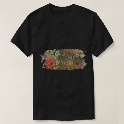 かわいらし.奇数花絵画の Tシャツ (デザイン正面)