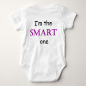 かわいらし&頭が切れる ベビーボディスーツ (裏面)