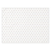 かわいらし 6 – 点星（白）  テーブルクロス (正面(横))