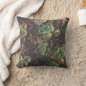 かわいらし#Succulent植物 クッション (ブランケット)